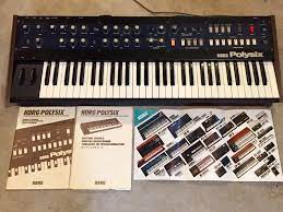 Korg Polysix Keyboard Synthesizer Works Perfectly W Modpoly Midi Ebay Synthesizer Korg Deep House Music