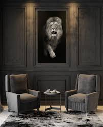 Great Lion From The Effect Of Darkness Collection By Fotontwerp Interior Design Photo By Ykv Luxury Interior Design Interior Deco Contemporary Interior Design