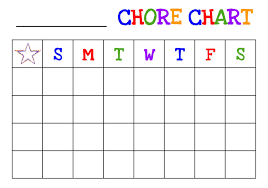 Free Printable Chore Chart For Kids