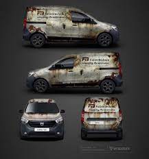Specifically, this is a dacia dokker fitted out by the spanish equipment manufacturer camperiz , and it starts under. Dacia Dokker Van Rusty Design Wrapstyle