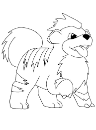 Pokémon coloring sheet ~ growlithe. Growlithe Coloring Pages Coloring Home
