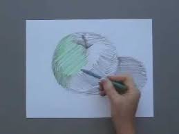 رسم التفاحة باستخدام الظل والنور Youtube