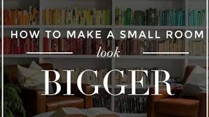 Decorating small spaces comes with some very unique challenges. 7 Ways To Make A Small Space Look Bigger