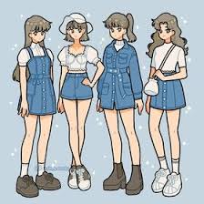 Find and save images from the anime clothes collection by stephanie.n.fox (stephanienfox) on we heart it, your everyday app to get lost in what you love. Blue Fits An Art Print By Fresh Bobatae Drawing Anime Clothes Fashion Design Drawings Art Clothes
