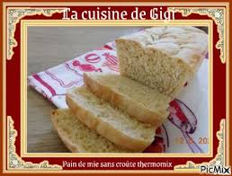 Pain De Mie Sans Croute Thermomix La Cuisine De Gigi
