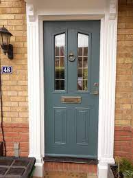 New Front Door F B Inchyra Blue Yellow Brick Houses Brick House Front Door Colors Front Doors With Windows