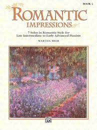 Romantic Impressions, Bk 4: 7 Solos in Romantic Style for Late Intermediate  to Early Advanced Pianists