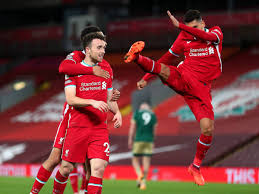 Он играет на позиции левый вингер. Fc Liverpool Sprengt Diogo Jota Das Trio Mane Firmino Salah