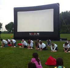 Inflatable movie screens are supported on an inflatable frame, which typically is built similar to a bounce house. Movie Screen Rental Frequently Asked Questions Tz Cinema