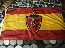 Download wallpapers spain national football team, emblem, logo, football federation, flag, europe. Spain Custom Zaragoza Flag Available To Buy Flagsok Com