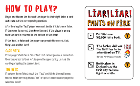 Boxer Gifts Ga3033 Liar Liar Pants On Fire Fun Card Game Fast Paced For All The Family And Ages Amazon Co Uk Toys Games