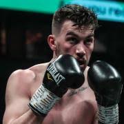 Boxer Casey Brown fights Nathan Darby