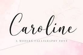 In fancy > initials 37,901. Caroline Script 662265 Calligraphy Font Bundles