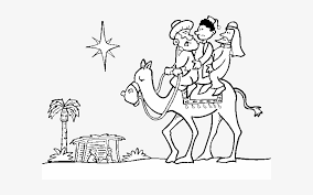 Reyes Magos Para Colorear Png