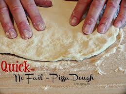 Quick No Fail Pizza Dough Recipe Breads Main Dishes With All Purpose Flour Rapid Rise Yeast Sugar S Pizza Dough Food Processor Recipes No Knead Pizza Dough