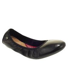 Hush puppies chaste ballet leather flat. Hush Puppies Chaste Ballet Flat Black Leather Online