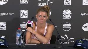 She lost to camila giorgi in the second round. Camila Giorgi Press Conference R2 Sydney International 2018 Youtube