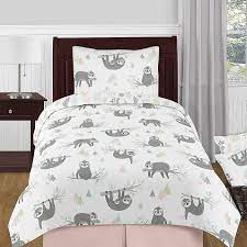 Sweet Jojo Designs Sloth 4 Piece Comforter Set Buybuy Baby In 2021 Comforter Sets Twin Comforter Sets Sweet Jojo Designs