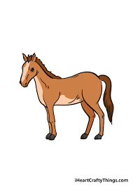How to draw a mustang horse step by step. Horse Drawing How To Draw A Horse Step By Step