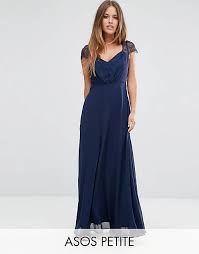 Accedere all conversazione consultare disponibilità. Asos Petite Vestito Lungo Da Cerimonia Con Pizzo Asos