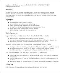 Music teacher template job description resume curriculum vitae application sample. Professional Piano Teacher Templates To Showcase Your Talent Myperfectresume