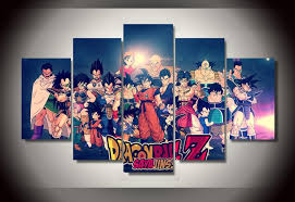 Cartoon dragon ball poster canvas wall art for sale with frame & without frame for your living room, bed room, dining hall home decor. 5 Piece Animated Cartoon Game Dragon Ball Z Painting Canvas Wall Art Picture Home Living Room Print Modern With Free Shipping Worldwide Weposters Com
