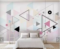 Cheap wall stickers, buy quality home & garden directly from china suppliers:personalised name pirate boys bedroom wall art stickers decals transfers murals home interior wall art #m231 enjoy free shipping worldwide! Abstract 3d Triangle Wallpaper Kids Bedroom Wall Mural Art Wall Decor Wall Paper Roll Contact Paper Wallpapers Home Improvement Wallpapers Aliexpress
