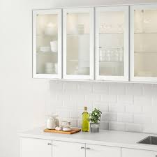 Wall cabinet w shelves/glass door30x37x80 cm. Ikea Glass Kitchen Cabinet Doors Custom Cabinet Doors For Ikea Kitchen Cabinets Nieu Cabinet Doors Remove The Existing Doors From The Ikea Glass Door Cabinet By Unscrewing The Hinge Jamb