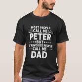 Zazzle Best Peter Ever Funny Personalized First Name Pete, Men's, Size: Adult S, Black