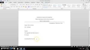 Sinaukomputer.comsetelah itu, tulislah alamat surat sesuai dengan. Cara Membuat Surat Resmi Sederhana Menggunakan Microsoft Word Youtube