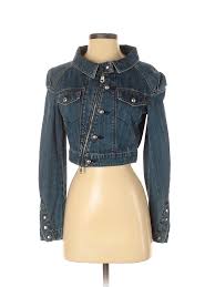 Details About Miss Sixty Women Blue Denim Jacket S