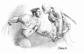 Wolverine Vs Deadpool By Rodolfo Cortez Jr Rodolfocortezjr Wolverine Logan Deadpool Wadewilso Coloring Pages For Kids Coloring Pages Bear Coloring Pages