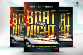 The top 10 best white psd flyer templates. Boat Party Flyer Psd Creative Photoshop Templates Creative Market
