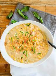 Fresh Corn Potato Leek Chowder Gluten Free Only Gluten Free Recipes Recipe Clean Eating Potatoes Fresh Corn Recipes