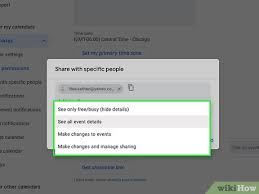 Cara Berbagi Entri Google Calendar Dengan Gambar Wikihow