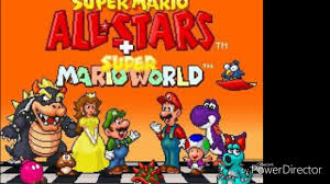 Download super mario bros (e) rom. Descargar Super Mario All Stars Super Mario World Snes Rom Youtube
