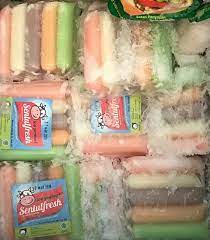 Siapkan semua bahan yang diperlukan, campur air, garam, mentega dan pewarna hijau masak hingga mendidih. Es Lilin Yoghurt Makanan Minuman Snek Di Carousell