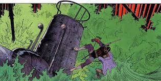 Moebius Airtight Garage 1987 The Archer And Engineer Barnier Comic Book Artists Cartoonist Concept Art