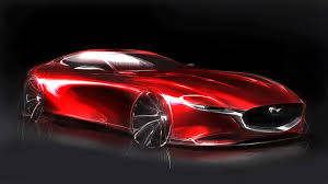 Mazda S Geneva Showing Of Rx Vision Has Us Yelling Just Build It Already Carscoops Concept Cars Car Design Sketch Mazda