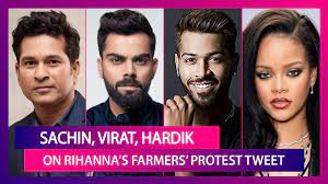 Several indian cities, including mumbai, have seen a sharp. After Rihanna S Tweet On Farmers Protest Sachin Tendulkar Virat Kohli Hardik Pandya Comment Youtube