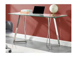 Wenn man ein modernes design liebt, dann glänzt der. Schreibtisch Design Aus Sicherheitsglas Edelstahl Adriel