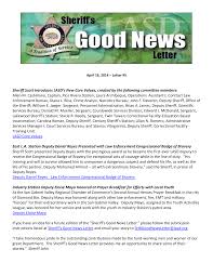 Sheriff Scott Introduces LASD's New Core Values, created by the following  committee members: Allen M. Castellano, Captain, Pic