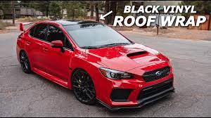 Our selection takes several things into consideration: Black Roof Wrap Install 2018 Sti Youtube