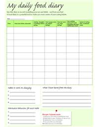 my daily food diary diary template food diary food journal