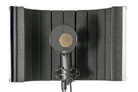 Soundbooth cornerview door open wide. 11 Best Microphone Isolation Shields And Reflection Filters