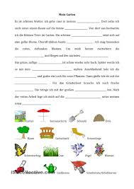 Mein Garten Deutsch Lernen Deutsche Sprache Daf Lehrer