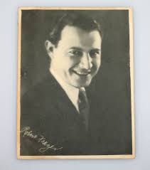 Silent Movie Star Photo Facsimile Autograph 1920s Robert Frazer White Zombie