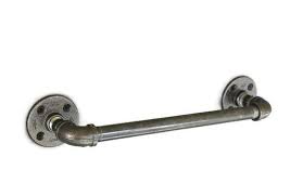 The polished chrome towel hooks, satin nickel finish, or the oil rubbed bronze aesthetic of some bathroom door hooks can elevate the overall aesthetic of any bathroom there are many hooks out there, but our reviews focus on the best towel hooks currently available to match your bathroom décor. Industrial Pipe Towel Bar Bathroom Towel Hook Iron Pipe Etsy