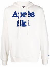 Mc2 Saint Barth Apres Ski Pullover Hoodie In Weiss Modesens