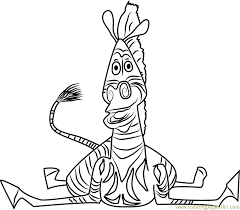 Printable madagascar 3 coloring pages. Marty Coloring Page For Kids Free Madagascar 3 Europe S Most Wanted Printable Coloring Pages Online For Kids Coloringpages101 Com Coloring Pages For Kids